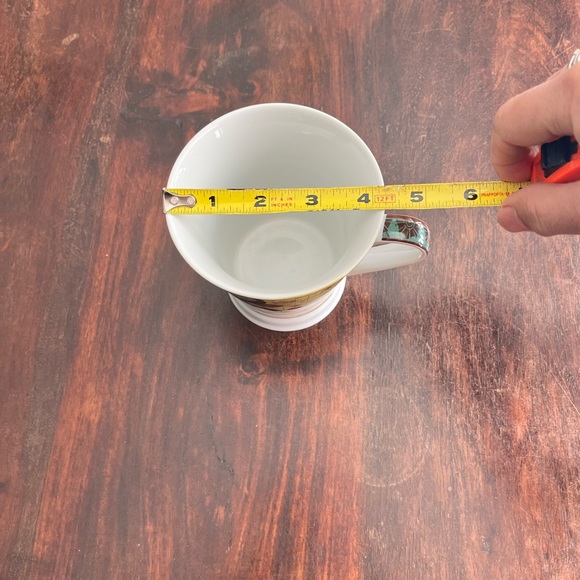 Vintage Pier 1 Imports Porcelain Wide Mouth Music Coffee, Tea mug - Picture 6 of 8